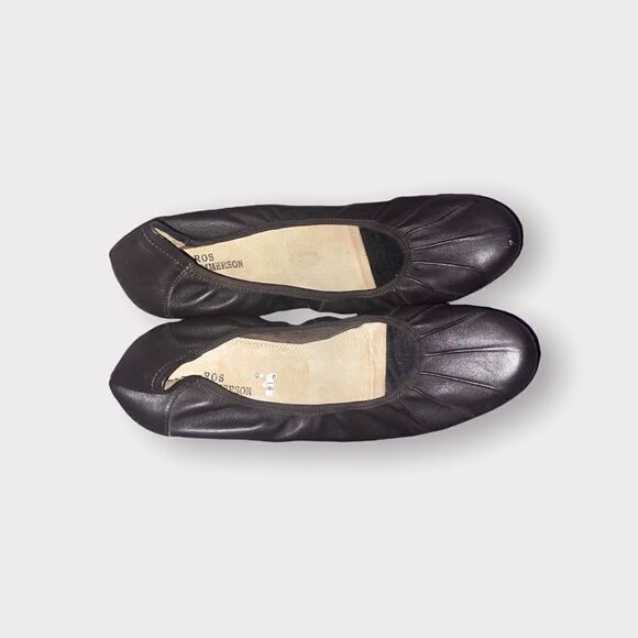 Ros Hommerson Brown Leather Flats Shoe Size 9 M - Picture 3 of 5